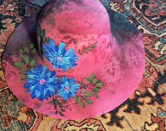 Painted Floopy Festival Beach Hats