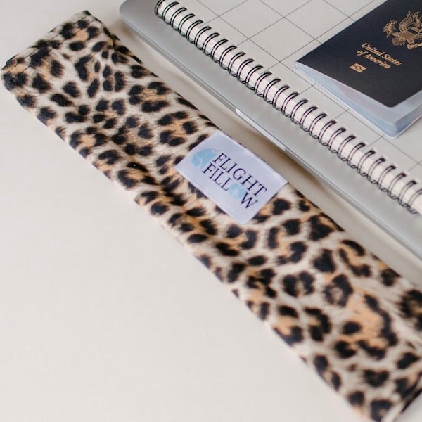 Cheetah Print Travel Essentials International, Travel Neck Pillow, Travel Essentials for Women, Travel Accessories for Women, Travel Hacks