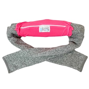 Travel Pillow, Travel Neck Pillow, Flight Essentials, Unique Travel Gifts, Travel for Woman, Tube Travel Pillow, Fillable Travel Pillow