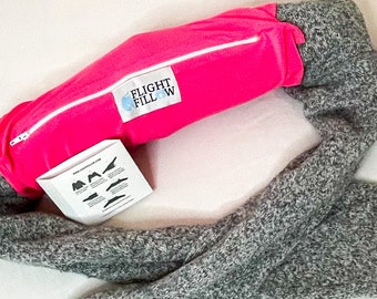 Flight Fillow Hoodie Travel Pillow: Lightweight Carry-On Comfort