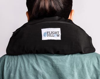Stuffable Travel Neck Pillow — Compact Hoodie-into-Pillow Sleeve for Flights, Road Trips & Camping