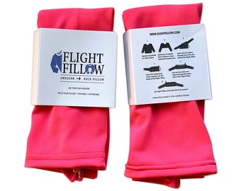 Stuffable Travel Neck Pillow, Compact Airplane Pillow