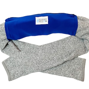Blue Travel Neck Pillow, Neck Pillow for Travel, Gift for Travel Lover, Unique Travel Accessories for Men, Gift for Traveler Woman