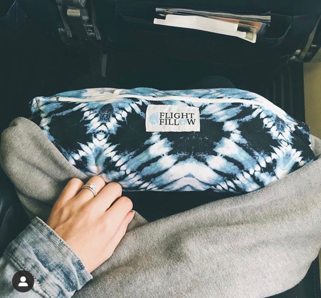 Tye Dye Neck Pillow Airplane Travel Pillow Stocking Stuffer Etsy