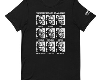 Moody Goalie T-Shirt — For Netminders with an Attitude