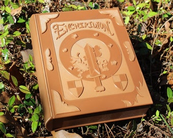 3D Printed Enchiridion Book from Adventure Time, Dungeons and Dragons roll box, Hidden compartment, Container with removable lid