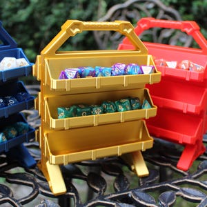 Dice Rack for Tabletop Gaming, 3D Printed Dice Storage, Dice Display Shelf