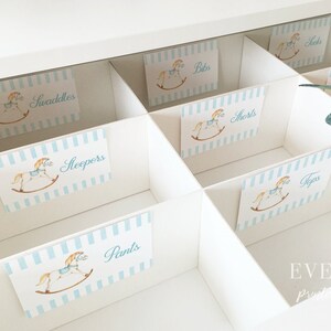 Mint Green Drawer Labels Baby Labels Closet Organizer Etsy