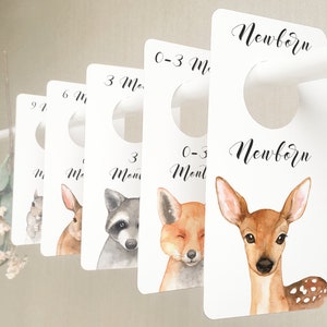 Baby Closet Size Dividers Woodland Nursery Closet Dividers For Baby