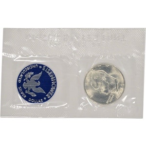 Eisenhower 1971-S  Dollar, &quot;40% Silver Blue Ike&quot;, Brilliant Uncirculated (BU) FREE SHIPPING