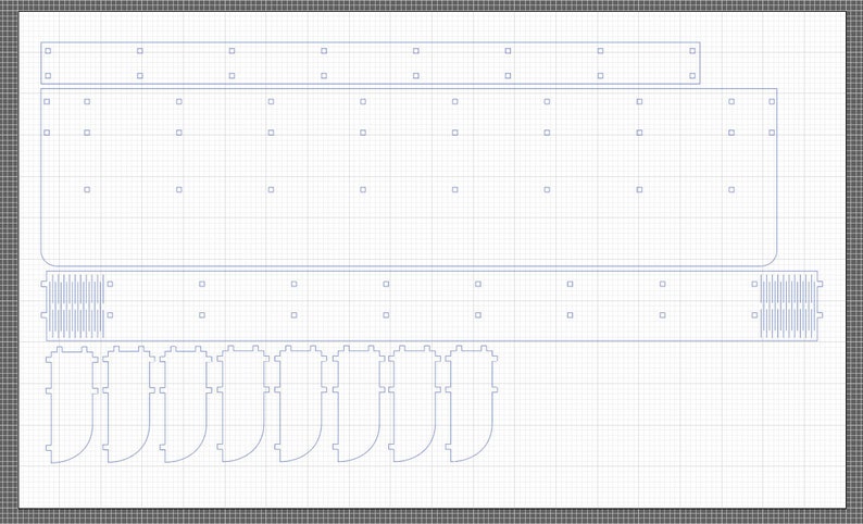 May include: A laser-cut wooden template for building a model ship. The template includes the hull, deck, and other parts of the ship. The template is designed to be cut out with a laser cutter.