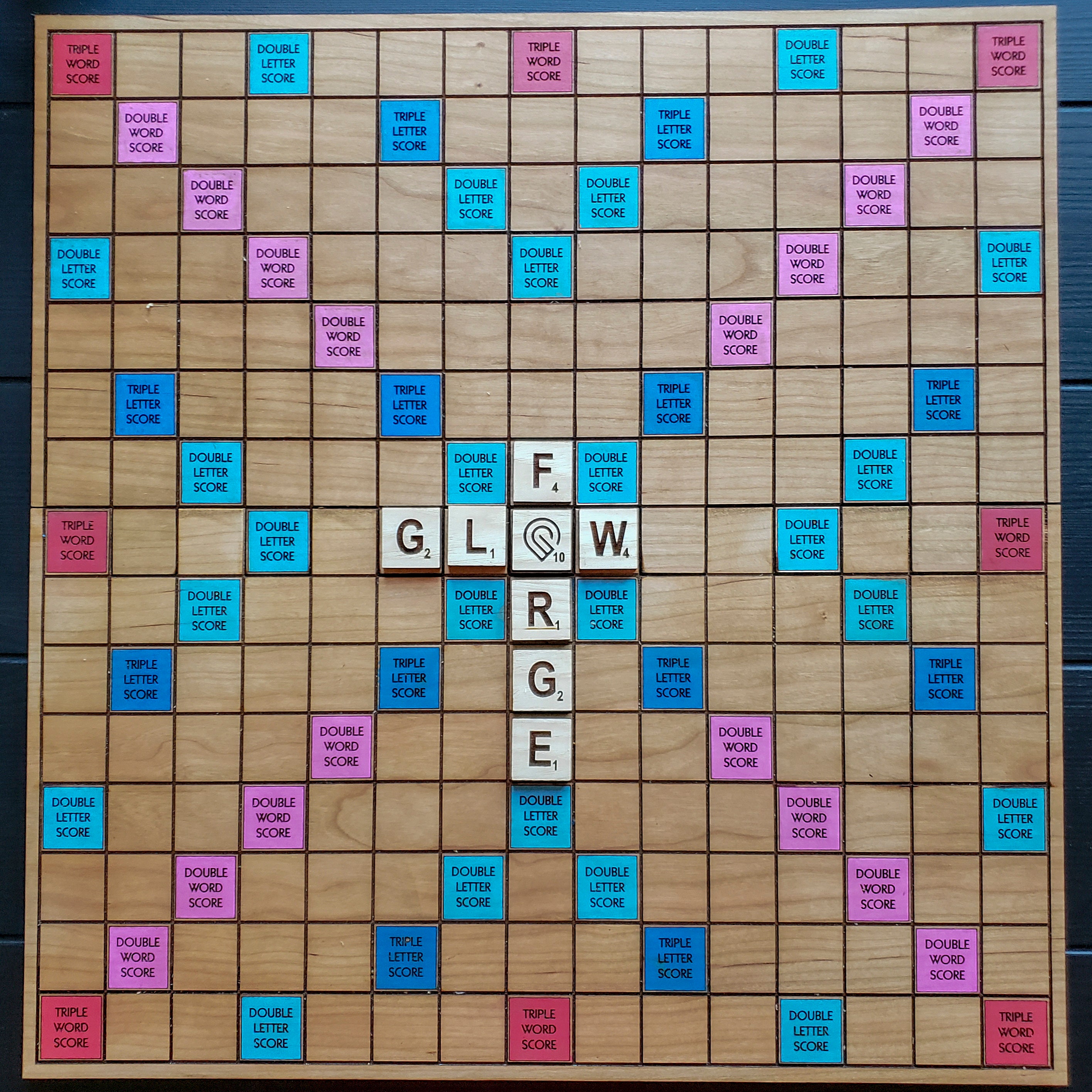 Lasercut Scrabble Board Template digital Download Etsy Australia