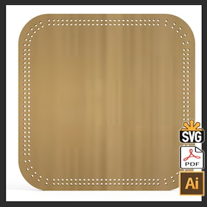 Square Cribbage Board Template - (Laser Ready Digital Download - SVG, AI, PDF)