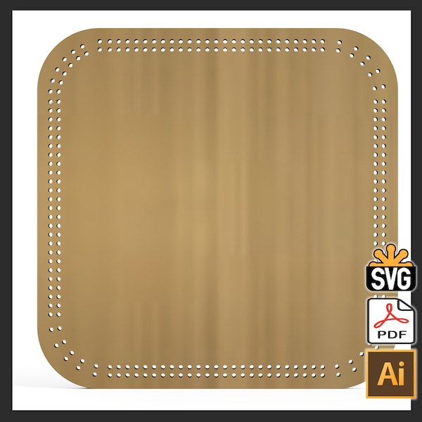 Cribbage Board Template - Etsy