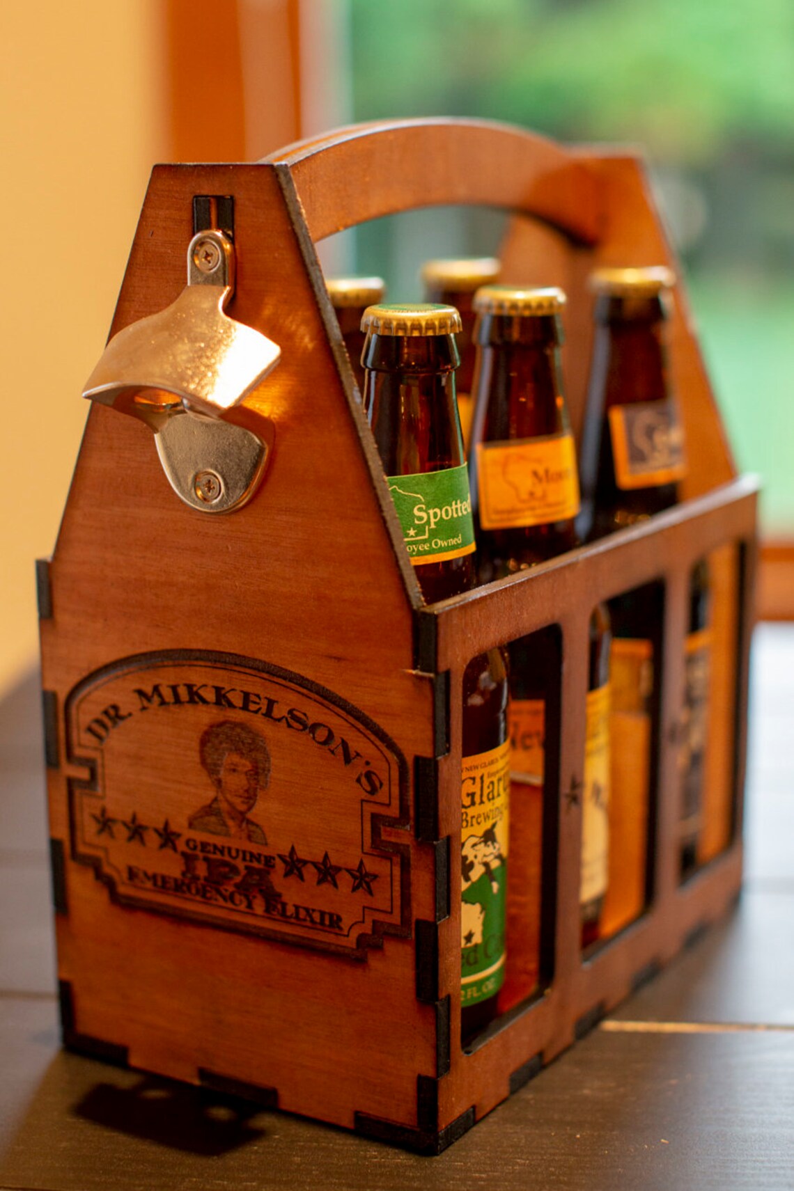 6 Pack Beer Caddy Template v.1 Digital Download Etsy
