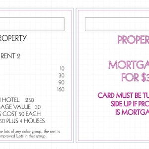 Laser Cut Monopoly Template - (Digital Download - ai, svg, pdf) image 6