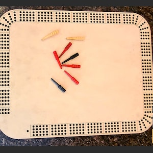 Modèle Cribbage rectangulaire - 3 et 4 joueurs au choix, 2 tailles incluses (téléchargement numérique prêt pour le laser - AI, SVG, PDF)