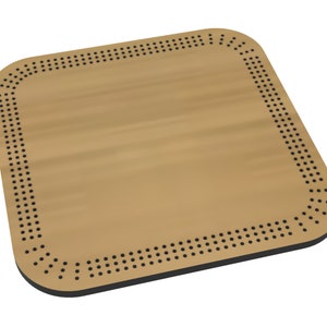 Square Cribbage Board Template - (laser Ready Digital Download - SVG ...