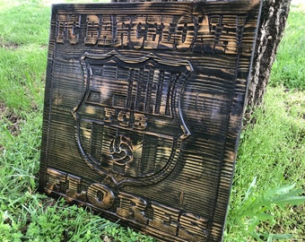 Letreros de Boy Scouts, Letrero de Boy Scouts, Letrero de 24x24, Letrero de madera de 24x24, Letreros del Real Madrid, Letreros de fútbol personalizados, Regalos del Real Madrid