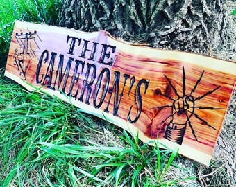 Letrero de borde vivo de 3 pies