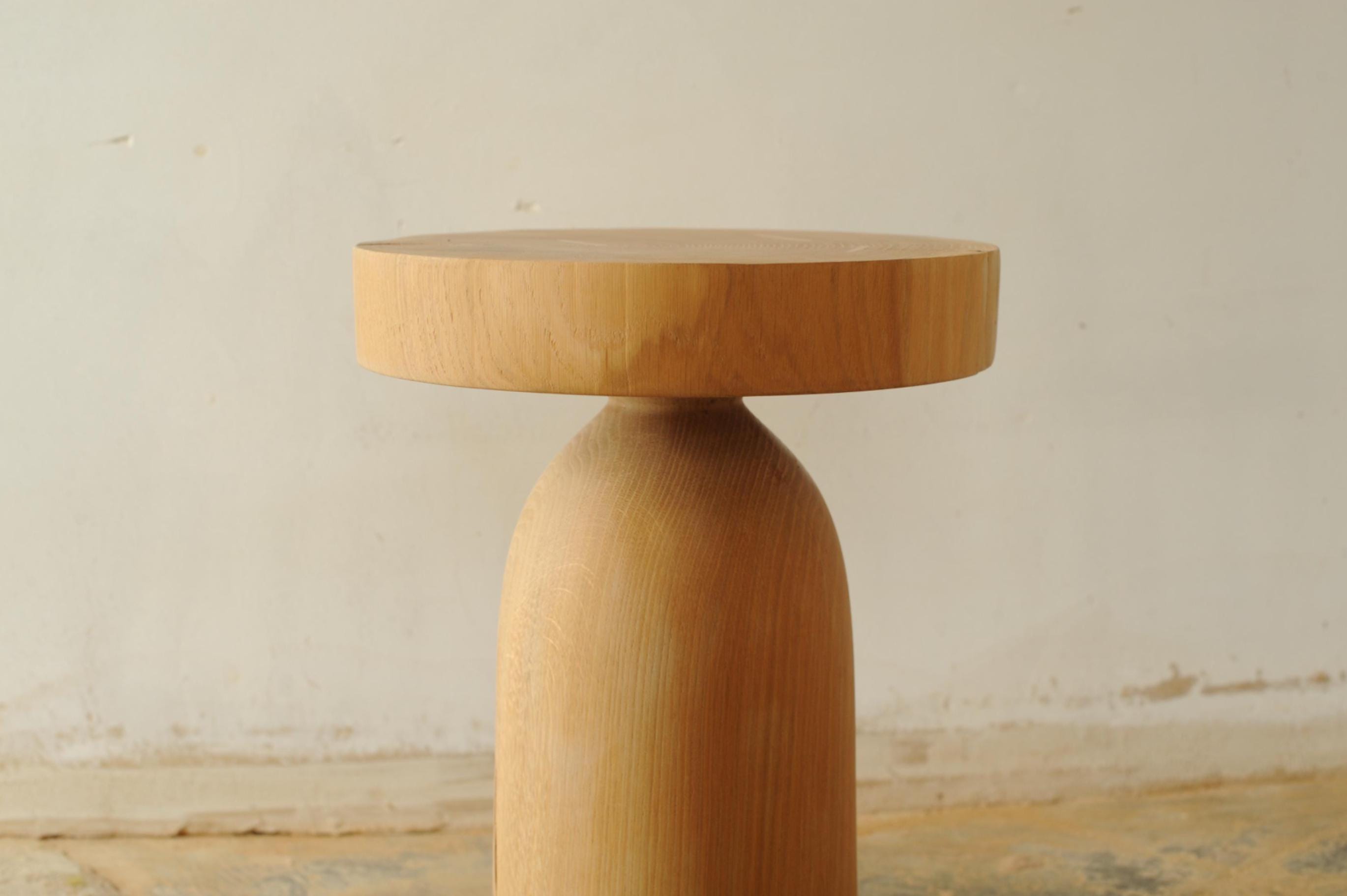 Wooden, Round, Handmade, Side Table - Etsy