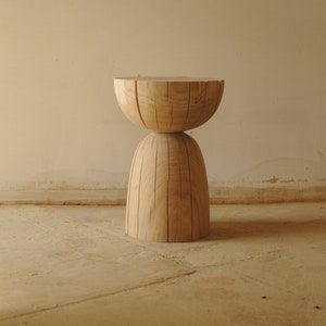 Massive wood, side table