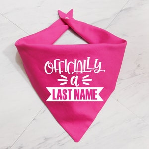 New Puppy Bandana, Gotcha Day Gift, Dog Bandana Personalized