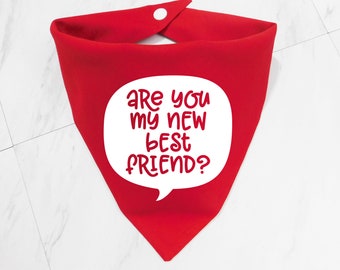 New Puppy Dog Bandana - Rescue Dog Bandana - Whoa Dog E