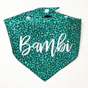 Custom Name Dog Bandana - Personalized Dog Bandana - Name Dog Bandana - Whoa Dog E