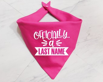 New Puppy Bandana, Gotcha Day Gift, Dog Bandana Personalized