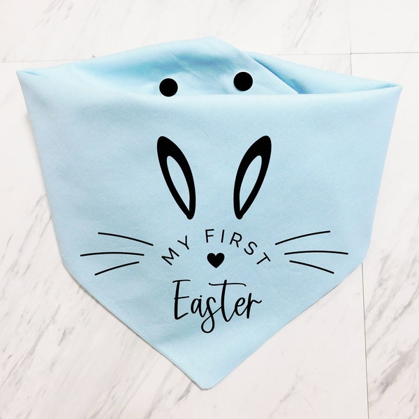 First Easter Dog Bandana - First Easter Cat Bandana - Easter Puppy Scarf - Easter Kitten Scarf