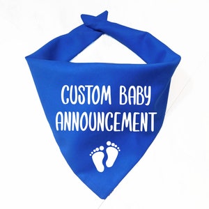Dog Pregnancy Announcement - Big Brother Dog Bandana - Big Sister Dog Bandana - Baby Announcement Dog Bandana