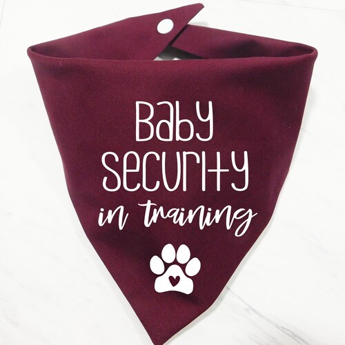 Guess What Moms Pregnant Dog Bandana. Pregnancy Announcement Etsy