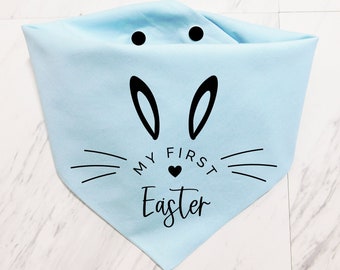 First Easter Dog Bandana - First Easter Cat Bandana - Easter Puppy Scarf - Easter Kitten Scarf