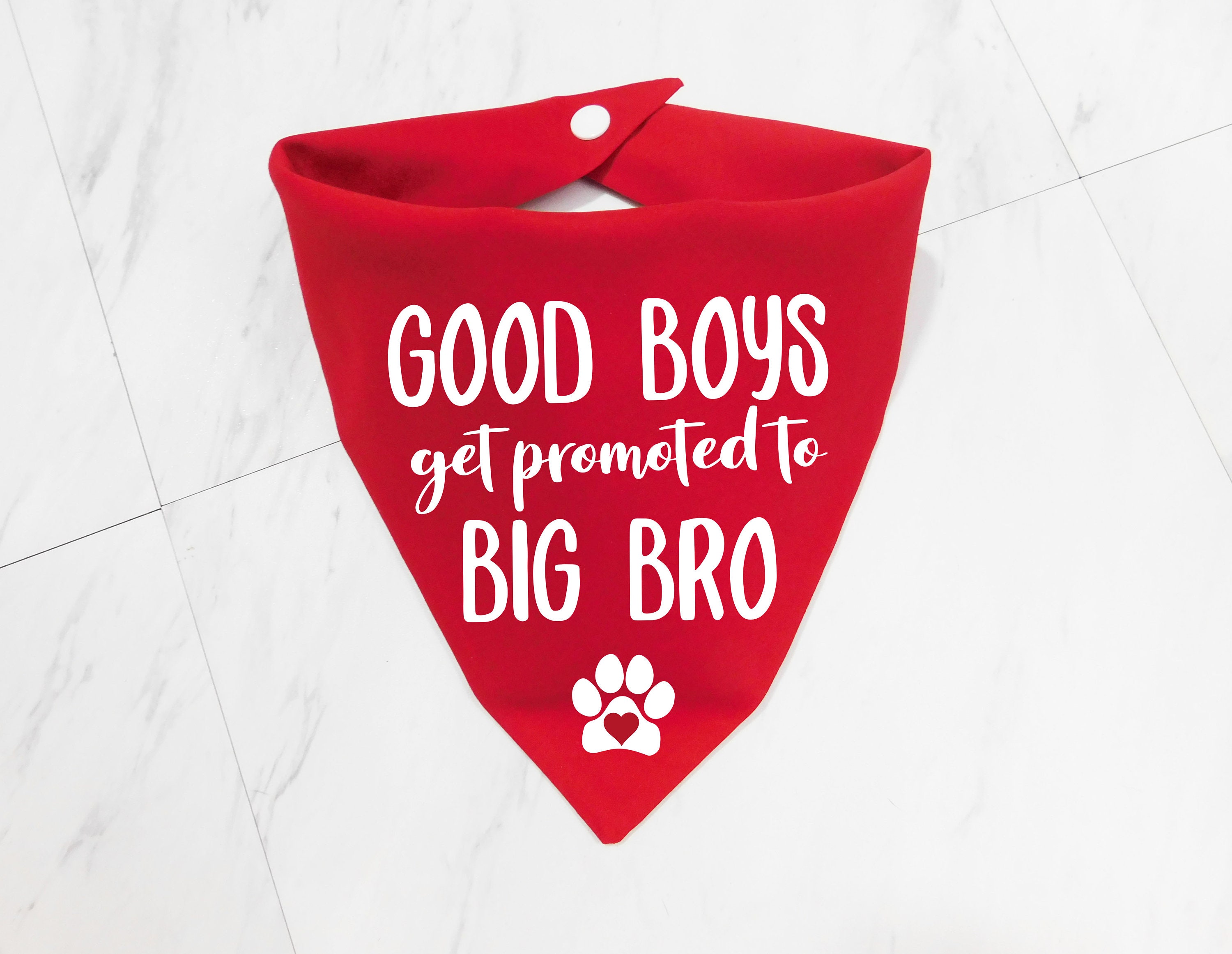 Big Bro Dog Bandana Big Brother Dog Bandana Pregnancy Etsy Hong Kong