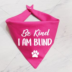 Blind Awareness Hundeleinen-Hülle – Hinweis Für Blinde Hunde, Aus Polyester, 22x6 Cm, Für Mehr Verständnis & Sicherheit Beim Spaziergang