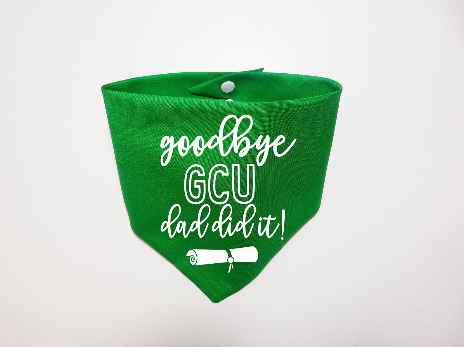Dad Graduated Dog Bandana Custom Graduation Dog Bandana Etsy