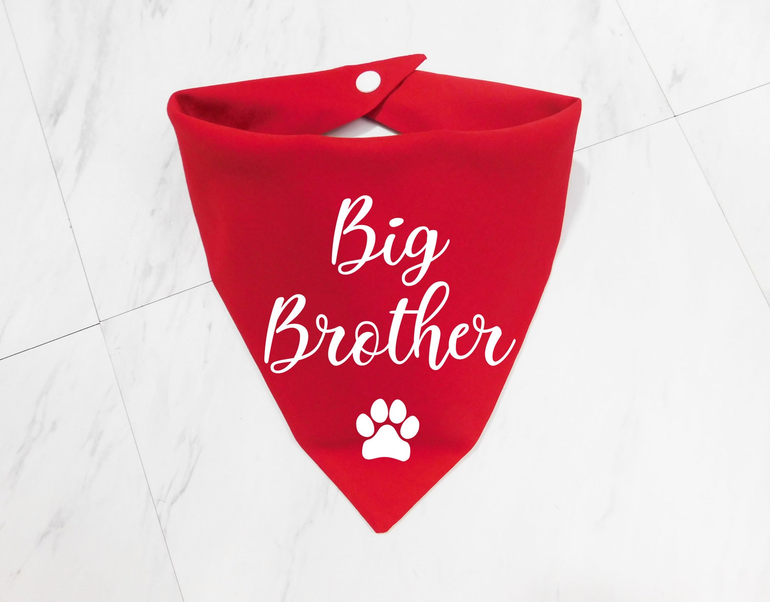 Big Brother Dog Bandana Whoa Dog E Etsy