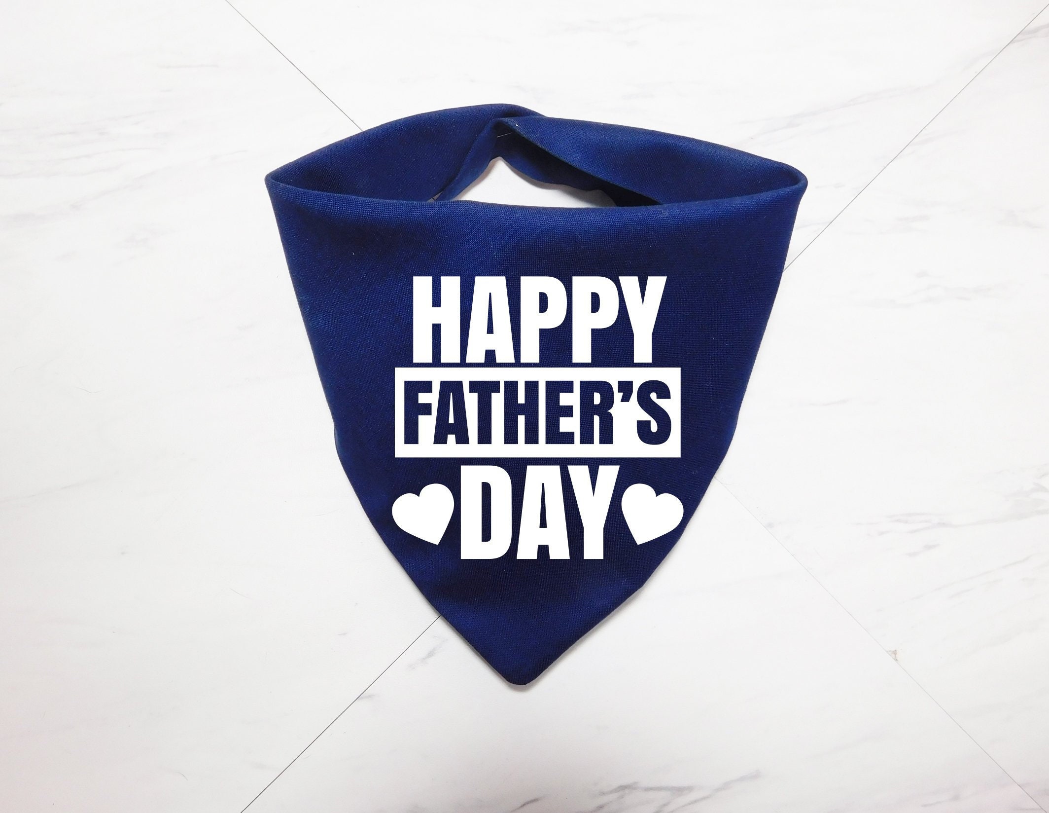 Happy Fathers Day Dog Bandana - Father Gift From Puppy Whoa E