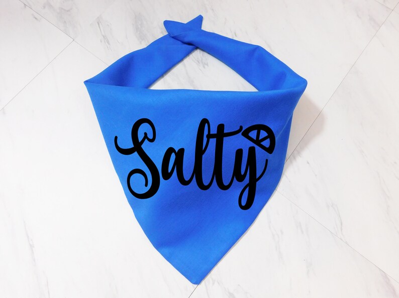 Cinco de Mayo Dog Bandana Additional Colors Available Salty Puppy Bandana Whoa Dog E Fiesta Dog Bandana Salty Dog Bandana