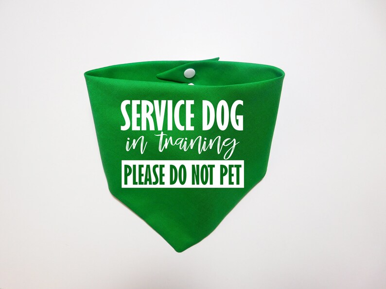 Service Dog in Training Bandana Service Dog in Training Etsy