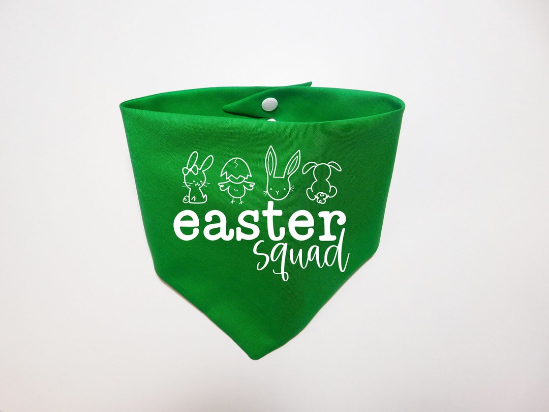 Easter Dog Bandana Easter Cat Bandana Easter Bunny Bandana Easter Squad