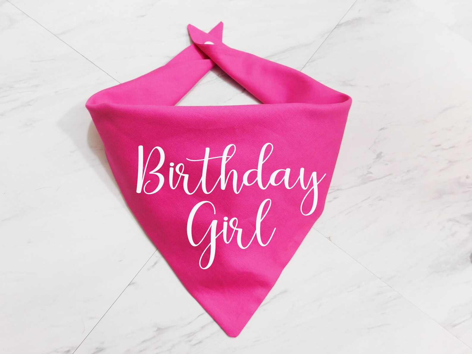 Birthday Girl Dog Bandana Birthday Puppy Bandana Birthday Etsy