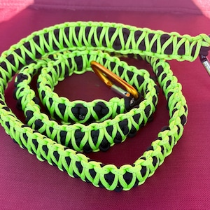 Custom Braided Paracord Cooler Strap with Heavy Duty Carabiners - Handmade Lunchbox Handle - 51’ Durble Sling Custom Colors