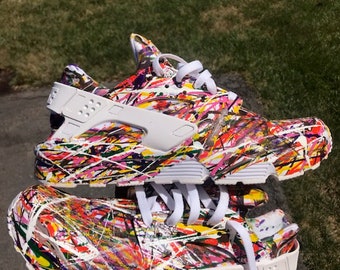 custom splatter nike huarache