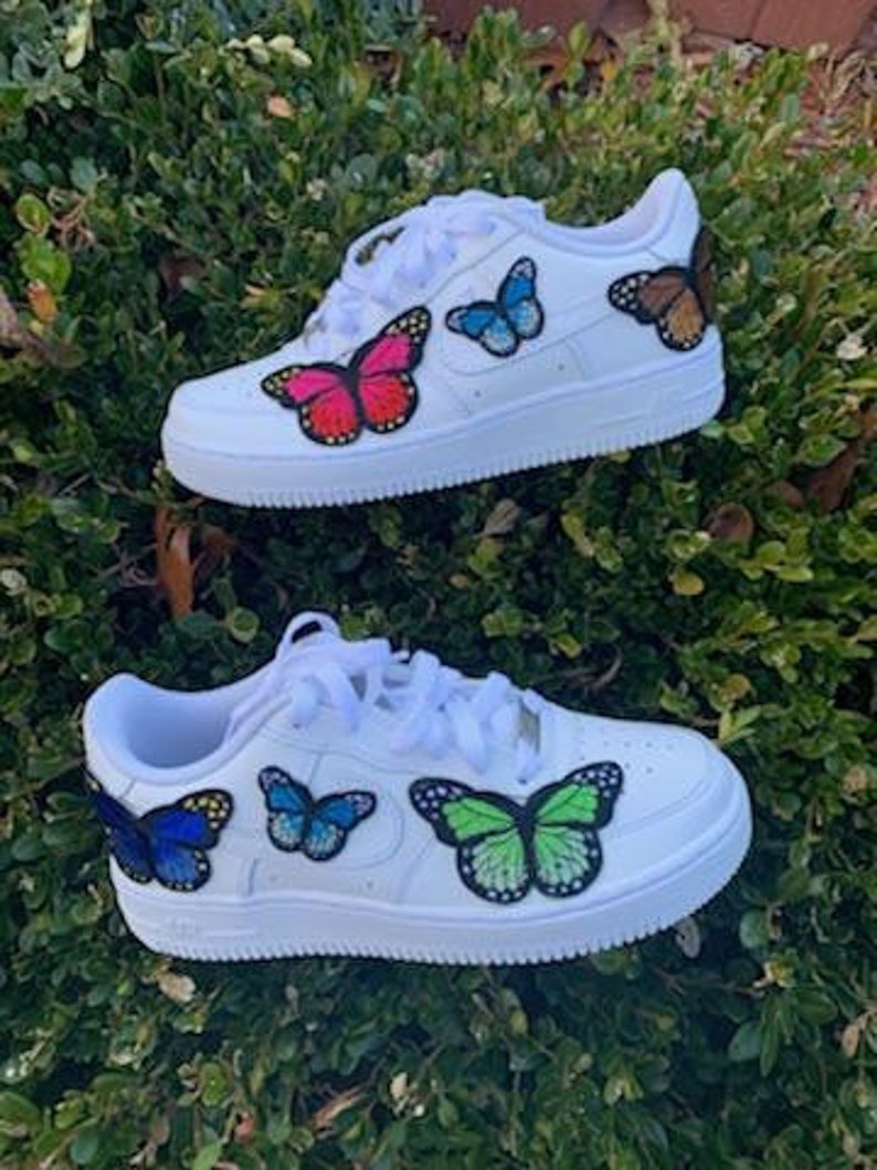 air force 1s butterflies