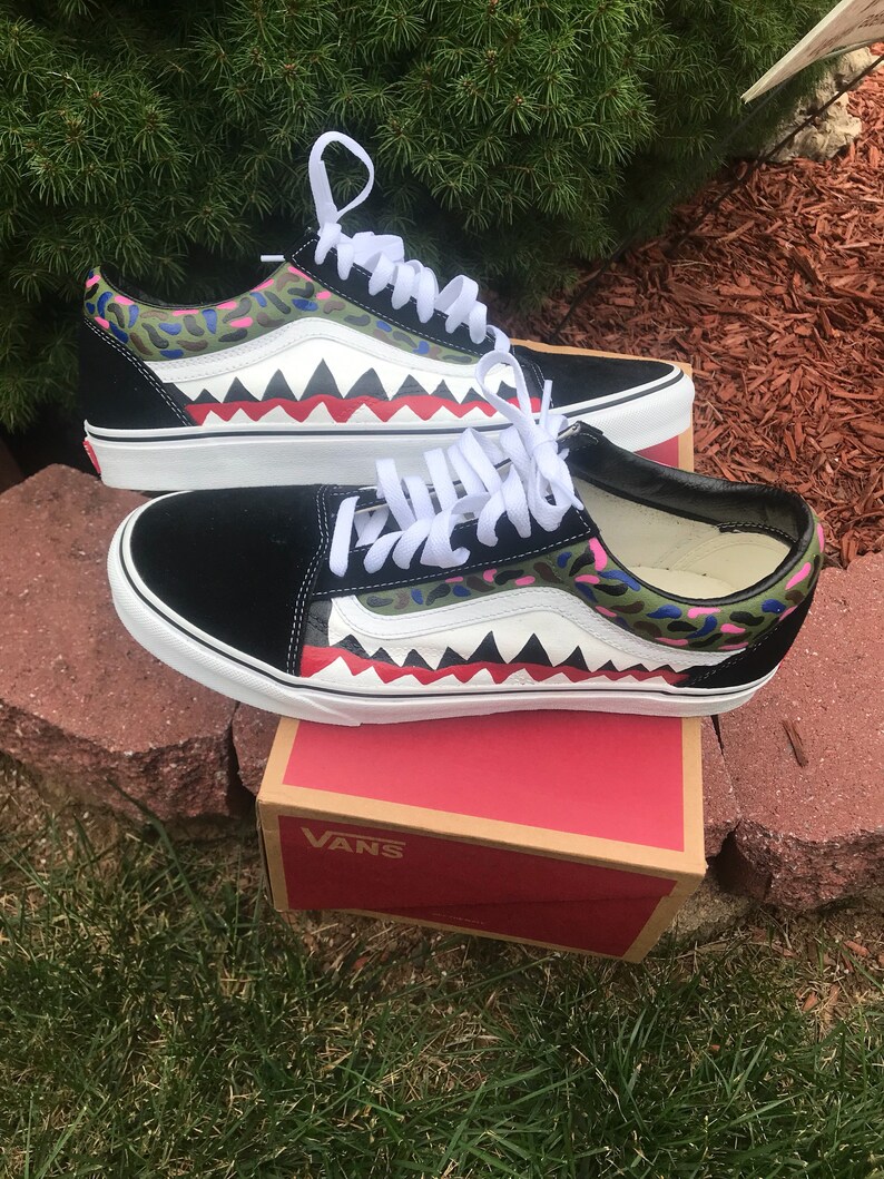 custom vans low top