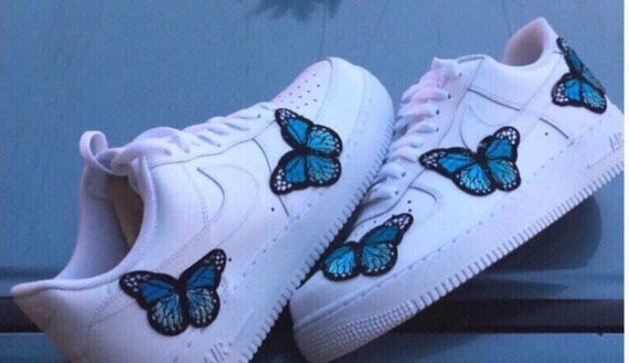 custom butterfly air force 1