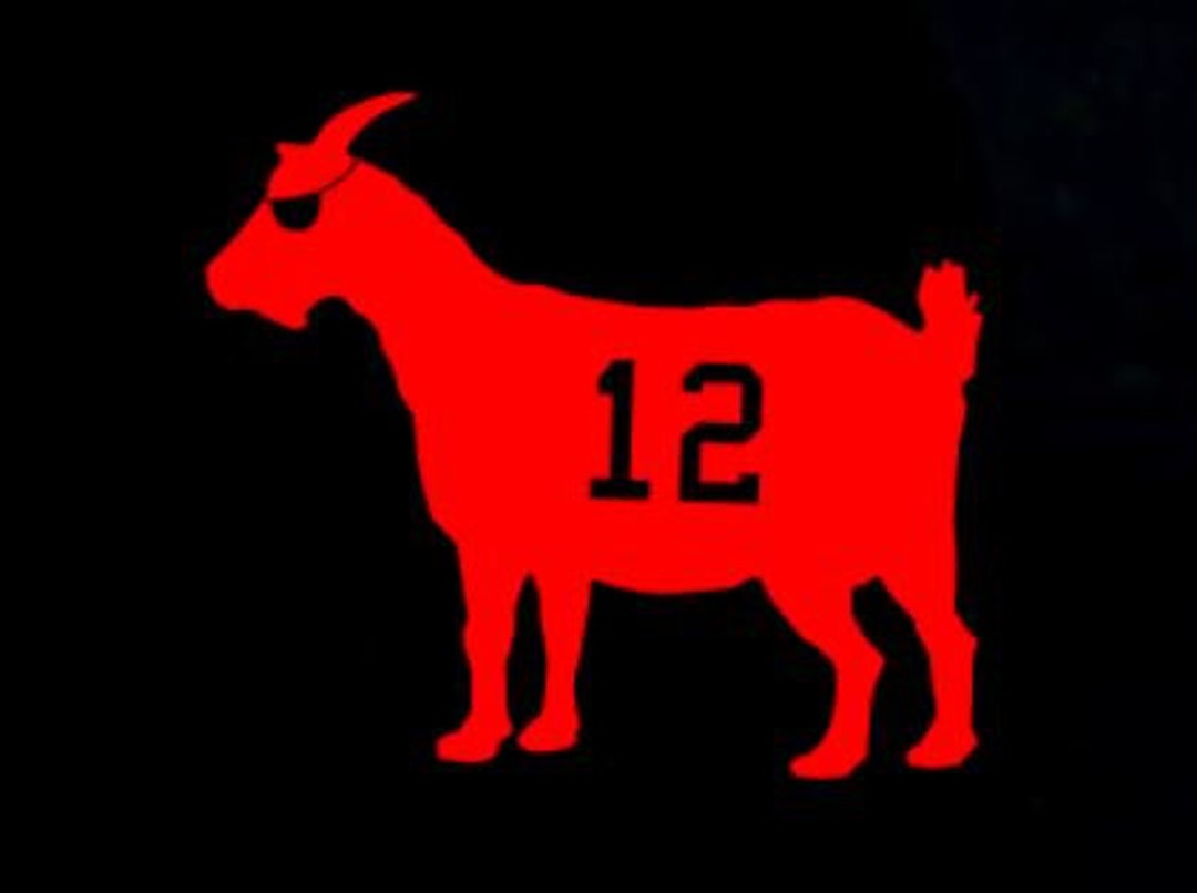 Tom Brady Pirate Tampa GOAT Goat Decal Sticker Superbowl Car - Etsy