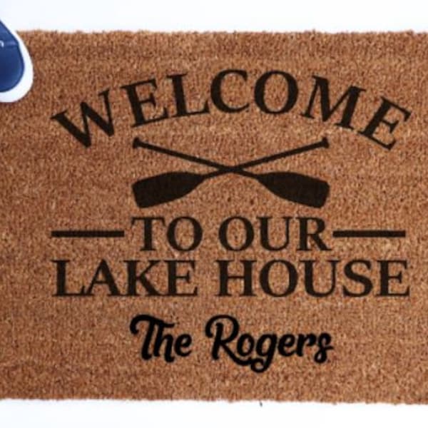 Lake House Doormat Etsy